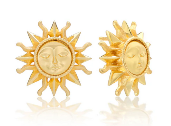 Soleil Stud Earrings | Gold