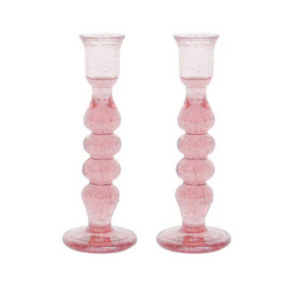 Provence 7" Candlestick Pair | Blush