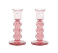 Provence 5" Candlestick Pair | Blush