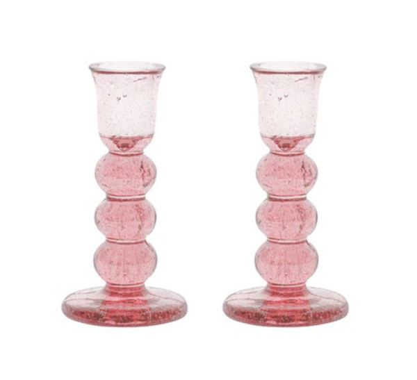 Provence 5" Candlestick Pair | Blush