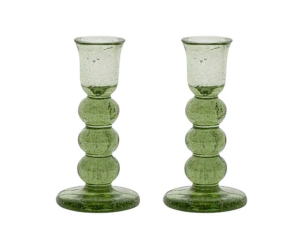 Provence 5" Candlestick Pair | Basil