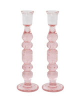 Provence 9" Candlestick Pair | Blush