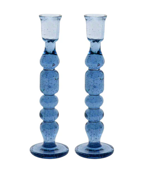 Provence 9" Candlestick Pair | Chambray
