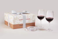 Woodstock Red Wine Glass & Coaster Gift Set