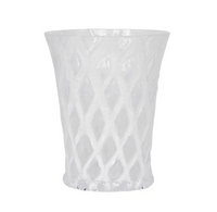 Trellis Small Tumbler | White