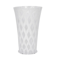 Trellis Large Tumbler | White