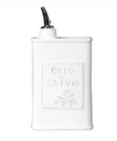 Lastra Olive Oil Can | White
