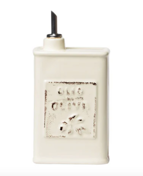 Lastra Olive Oil Can | Linen
