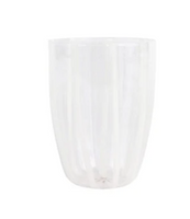 Nuovo Stripe Tall Tumbler | White