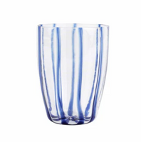 Nuovo Stripe Tall Tumbler | Blue