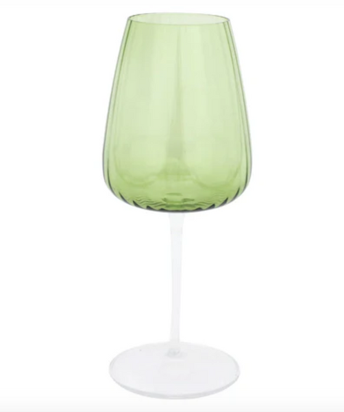 Francesca Wine Glass | Green