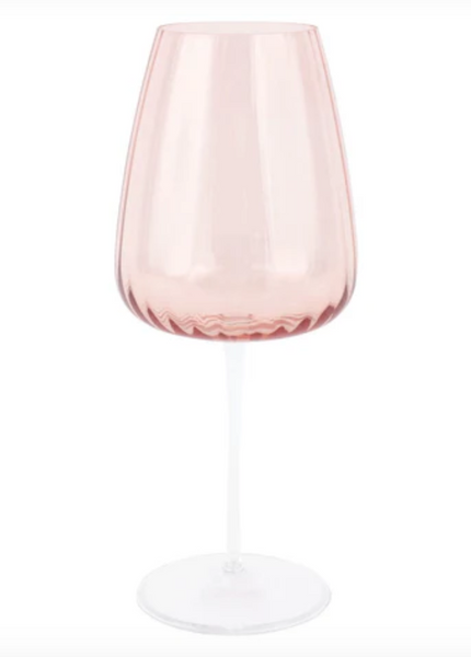 Francesca Wine Glass | Blush