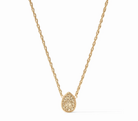 Birthstone Teardrop Necklace Citrine Yellow | November