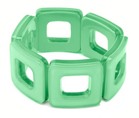 Square Cutout Bracelet | Mint