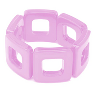 Square Cutout Bracelet | Lavender