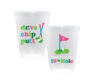 19th Hole Golf Shatterproof Cups | Set of 10