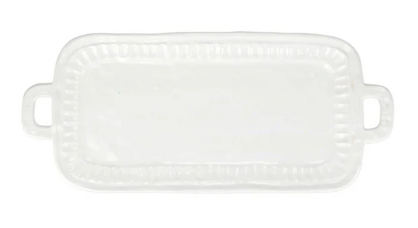 Pietra Serena Handled Platter
