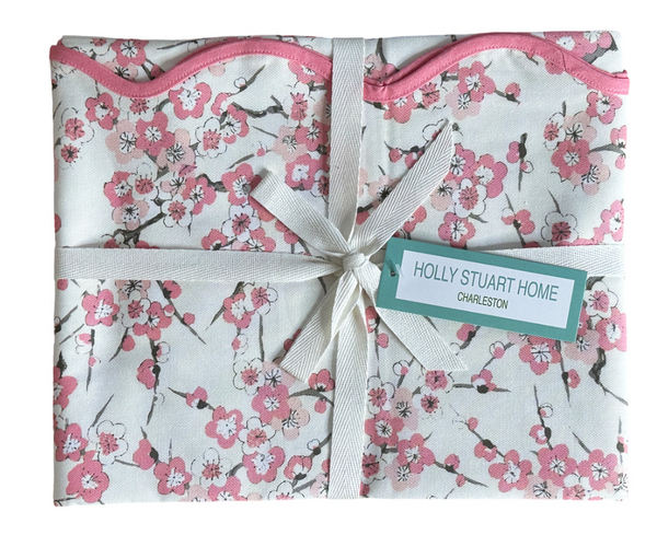 Blossom Mahjong and Game Tablecloth | Pink