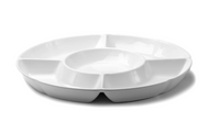 Diamond Melamine Appetizer Round Platter