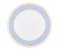 Art Deco Service Plate | Blue