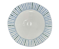 Renata Striped Dinner Plate