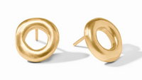 Wave Circle Stud