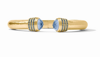 Luna Demi Cuff | Iridescent Chalcedony Blue