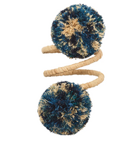 Casbah Napkin Ring | Natural/Blue