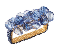 Pop Rocks Napkin Ring | Navy/Blue