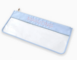 Light Blue Bamboo Mahjong Bag