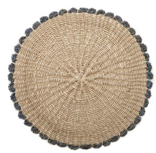 Border Tahitian Placemat | Colony Blue