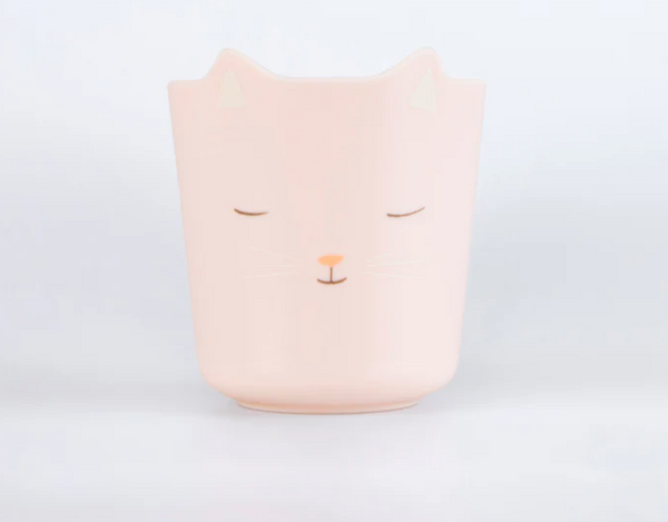 Reusable Pink Cat Cup