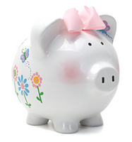 Flutterflies Piggy Bank