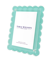 Scallop Frame | Pastel Turquoise