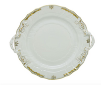 Princess Victoria Chop Plate w/Handles | Gray