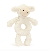 Bashful Lamb Ring Rattle
