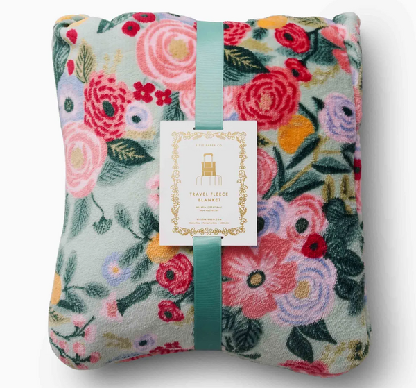 Garden Party Travel Fleece Blanket