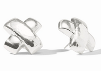 Catalina X Earring | Silver