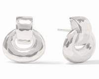 Avalon Demi Doorknocker Earring | Silver