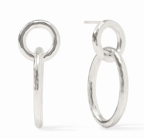 Catalina Link Earring | Silver