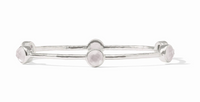 Milano Luxe Bangle | Medium Iridescent Clear Crystal