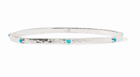 Crescent Stone Bangle | Medium Turquoise
