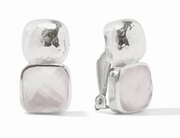 Catalina Clip Earring | Iridescent Clear Crystal