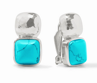 Catalina Clip Earring | Turquoise