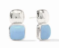 Catalina Earring | Chalcedony Blue