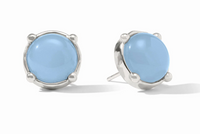 Honey Stud | Chalcedony Blue