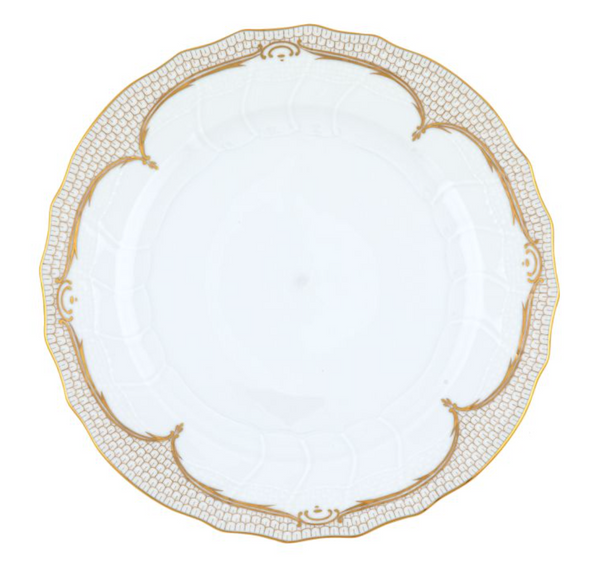 Golden Elegance Dinner Plate