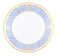Art Deco Bread & Butter Plate | Blue