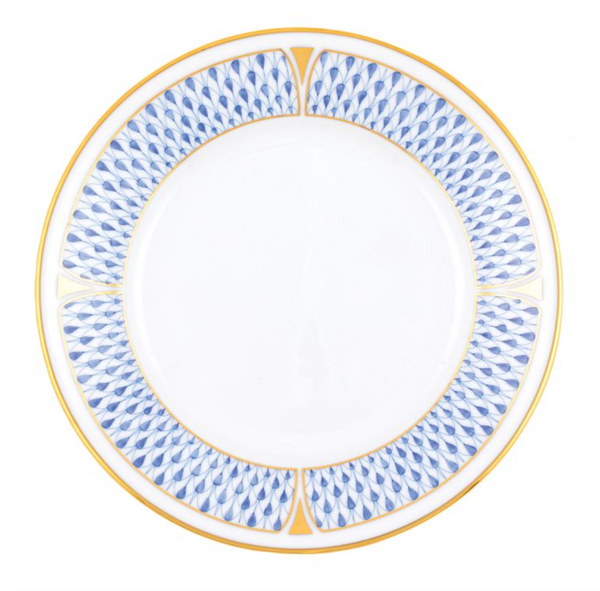 Art Deco Bread & Butter Plate | Blue