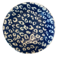 Large Dog Bowl | Leopard Cobalt